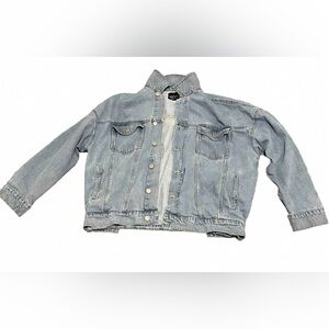 Boohoo Mens Light Blue Denim Jacket